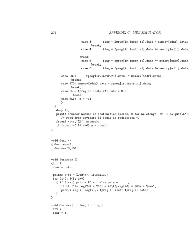 Compiler Design: Theory, Tools, and Examples - Page 294